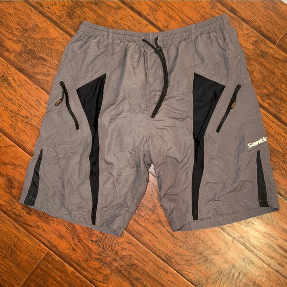 3 pair of Santic Men's Bike Shorts Loose-Fit Softshell Size 2XL - Picture 6 of 7